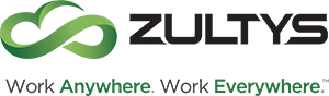 Zultys 'Work anywhere. Work everywhere.' Logo